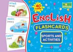 English flash cards. Sports and Activities. Заняття спортом і діяльність
