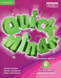 Англійська мова. Quick Minds (Ukrainian edition) 4. Activite book. Робочий зошит 2021 НУШ