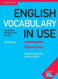Vocabulary in Use 3rd Edition Elementary with Answers