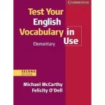 Test  Your English Vocabulary in Use 2nd Edition Elementary with Answers