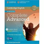 Complete Advanced Second edition Student's Book without answers with CD-ROM